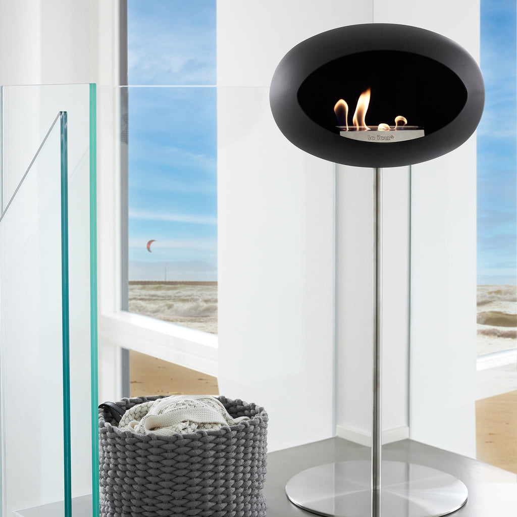 Le Feu Steel High Dome Black