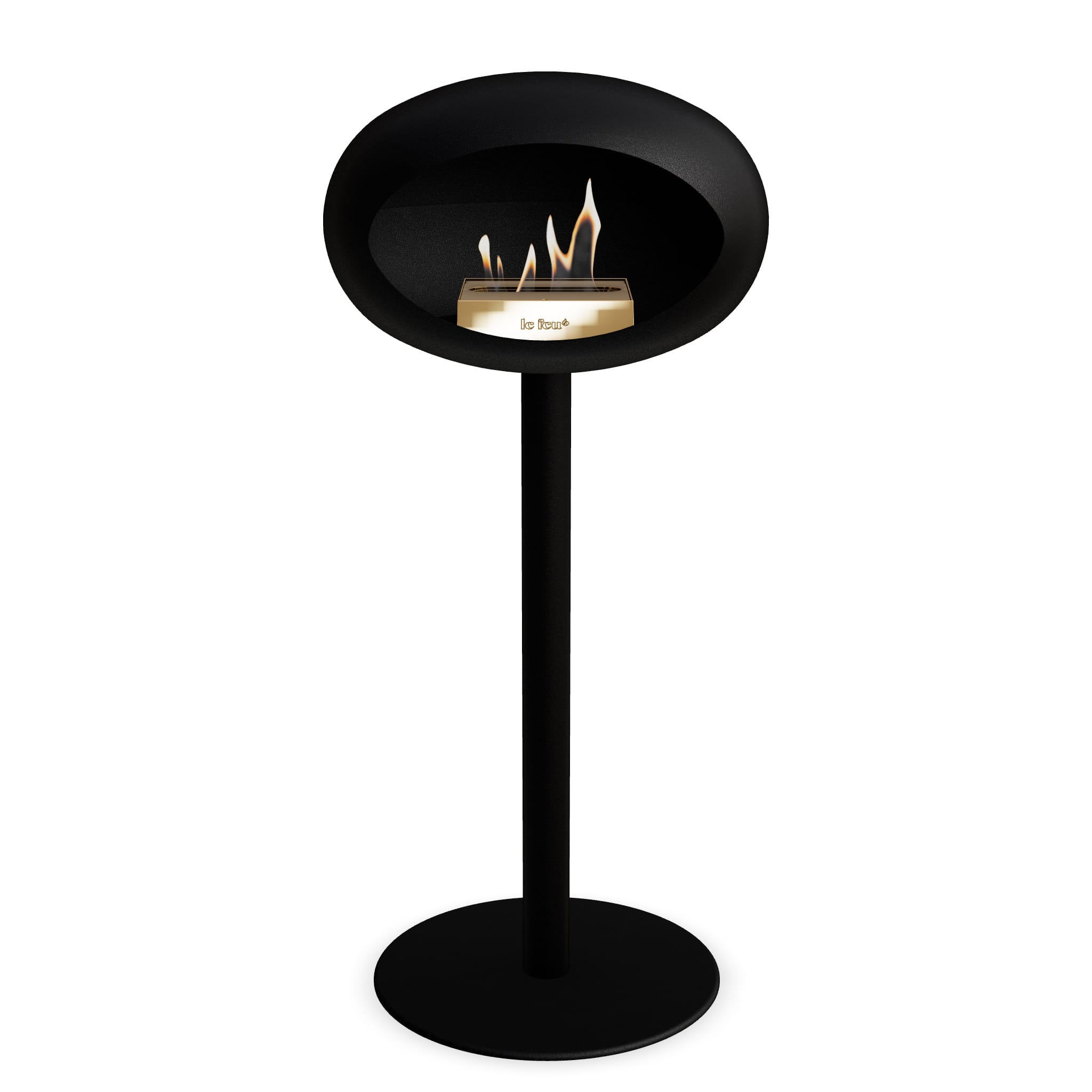 Le Feu Steel High Dome Black