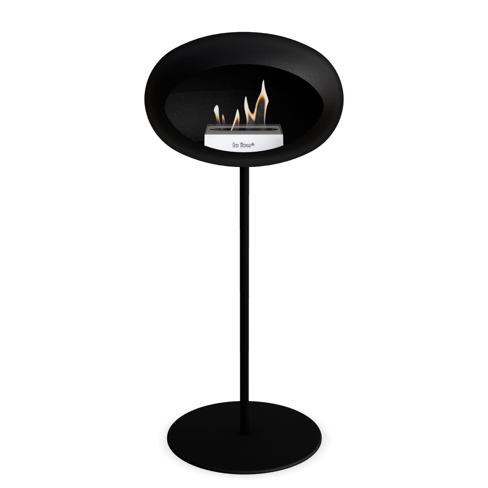 Le Feu Steel High Dome Black