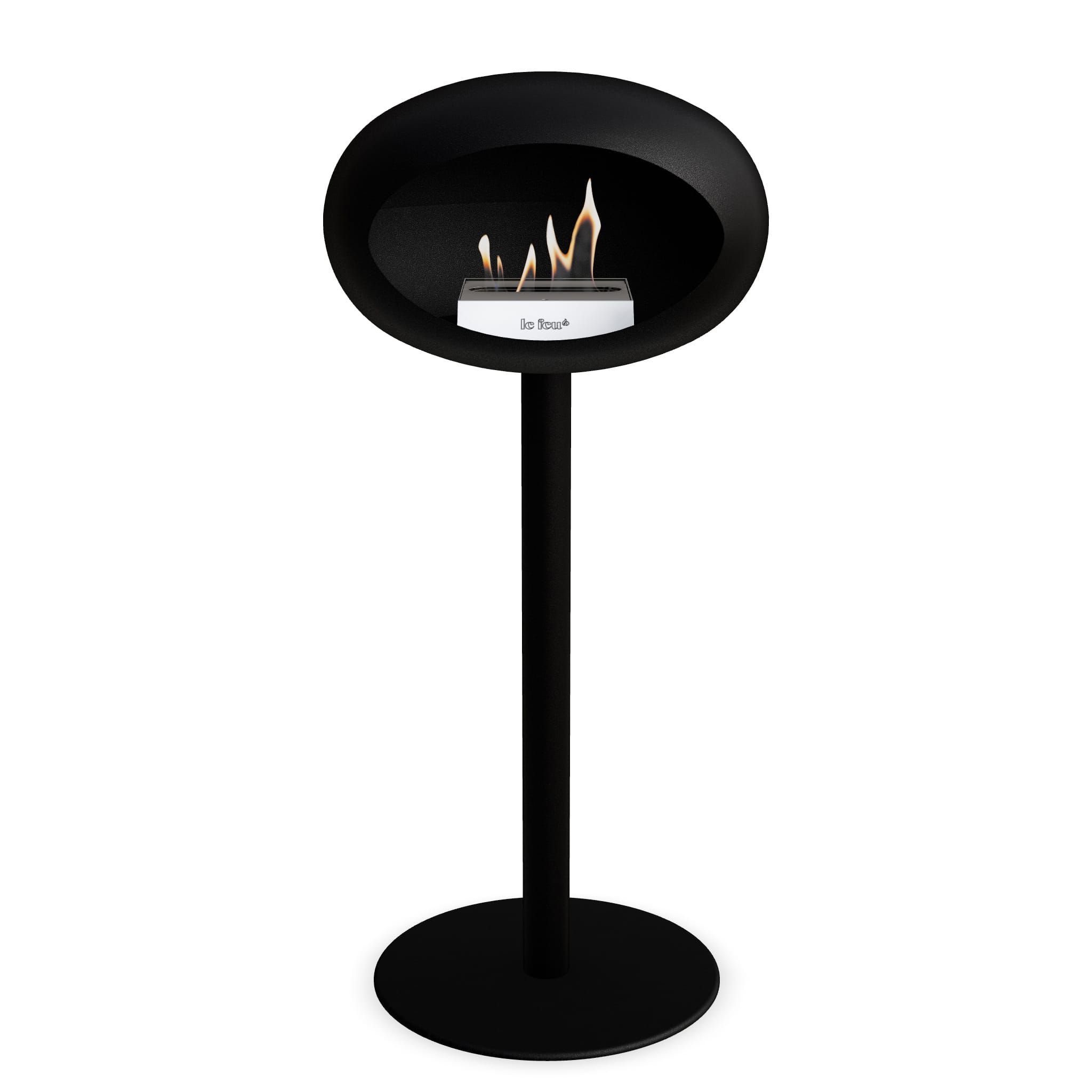 Le Feu Steel High Dome Black