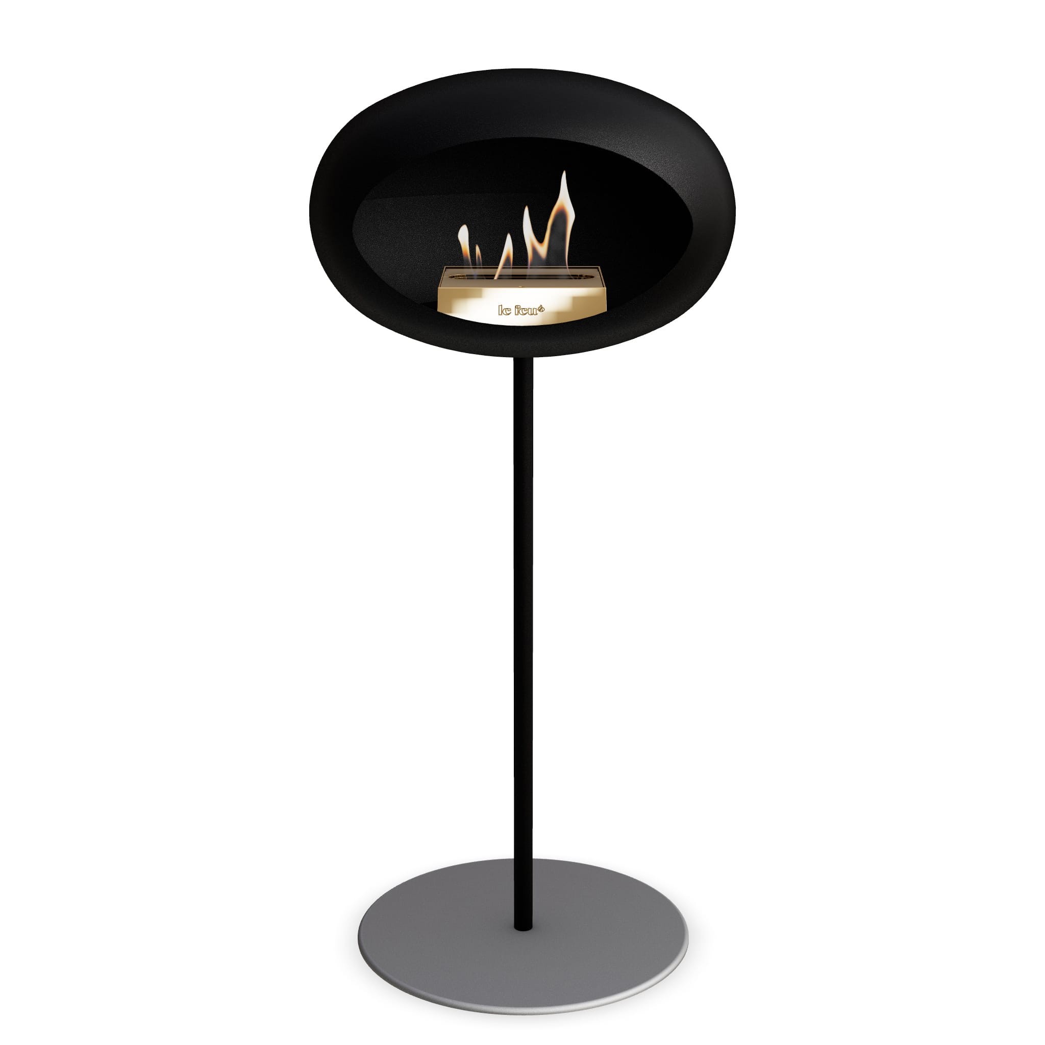 Le Feu Steel High Dome Black