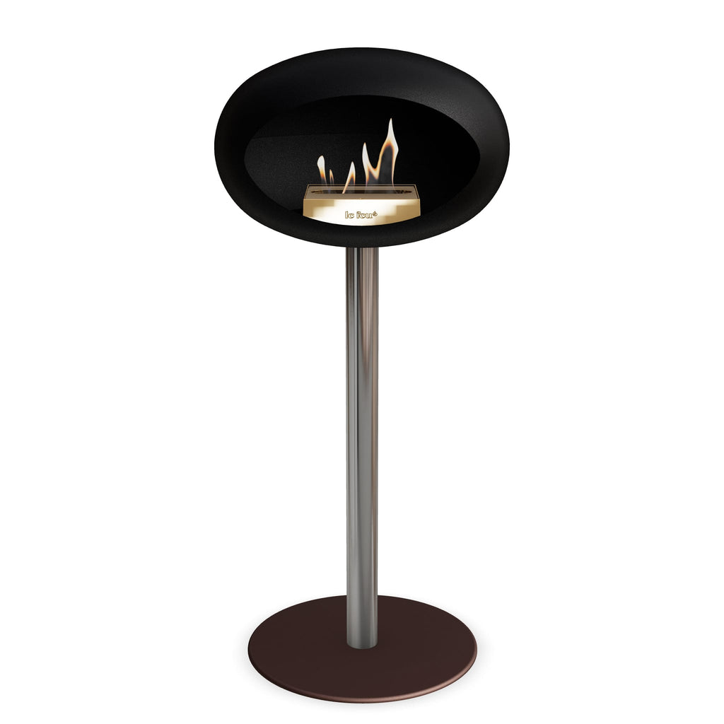 Le Feu Steel High Dome Black