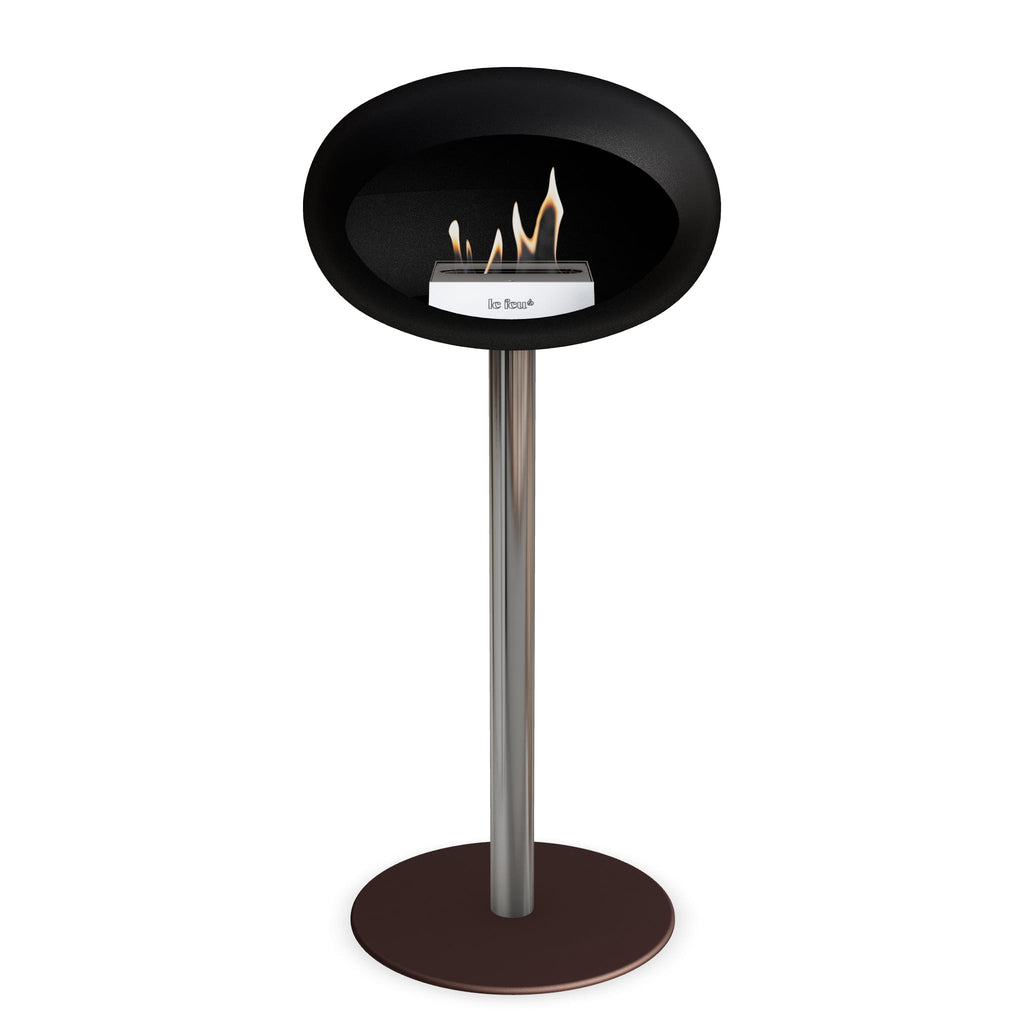 Le Feu Steel High Dome Black