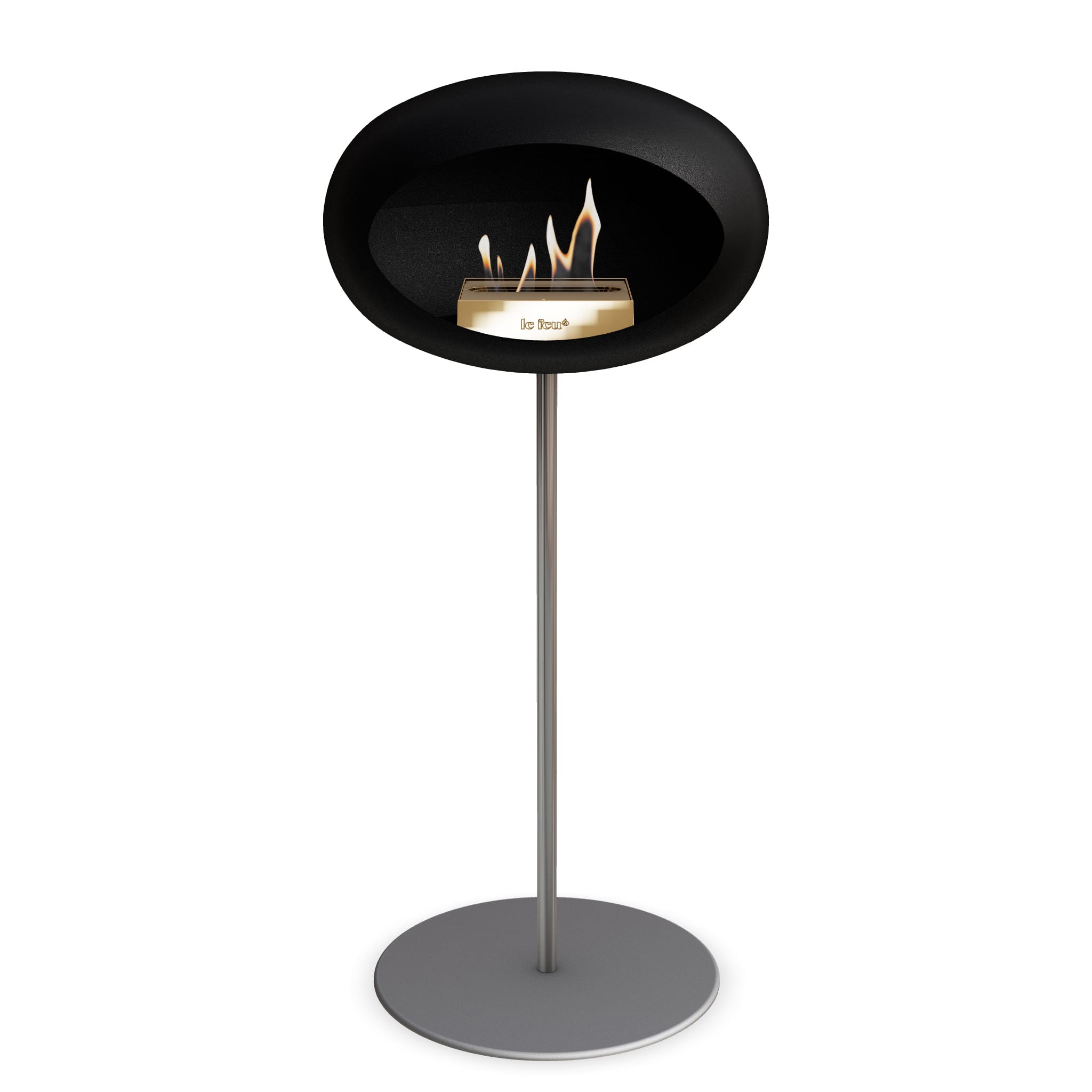 Le Feu Steel High Dome Black