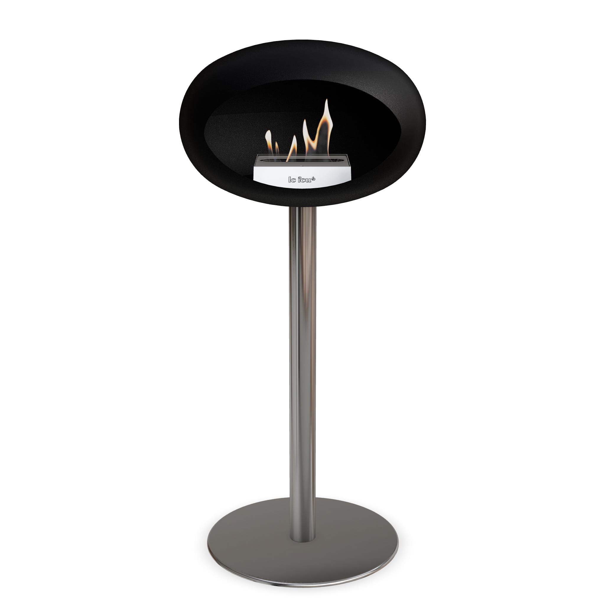Le Feu Steel High Dome Black