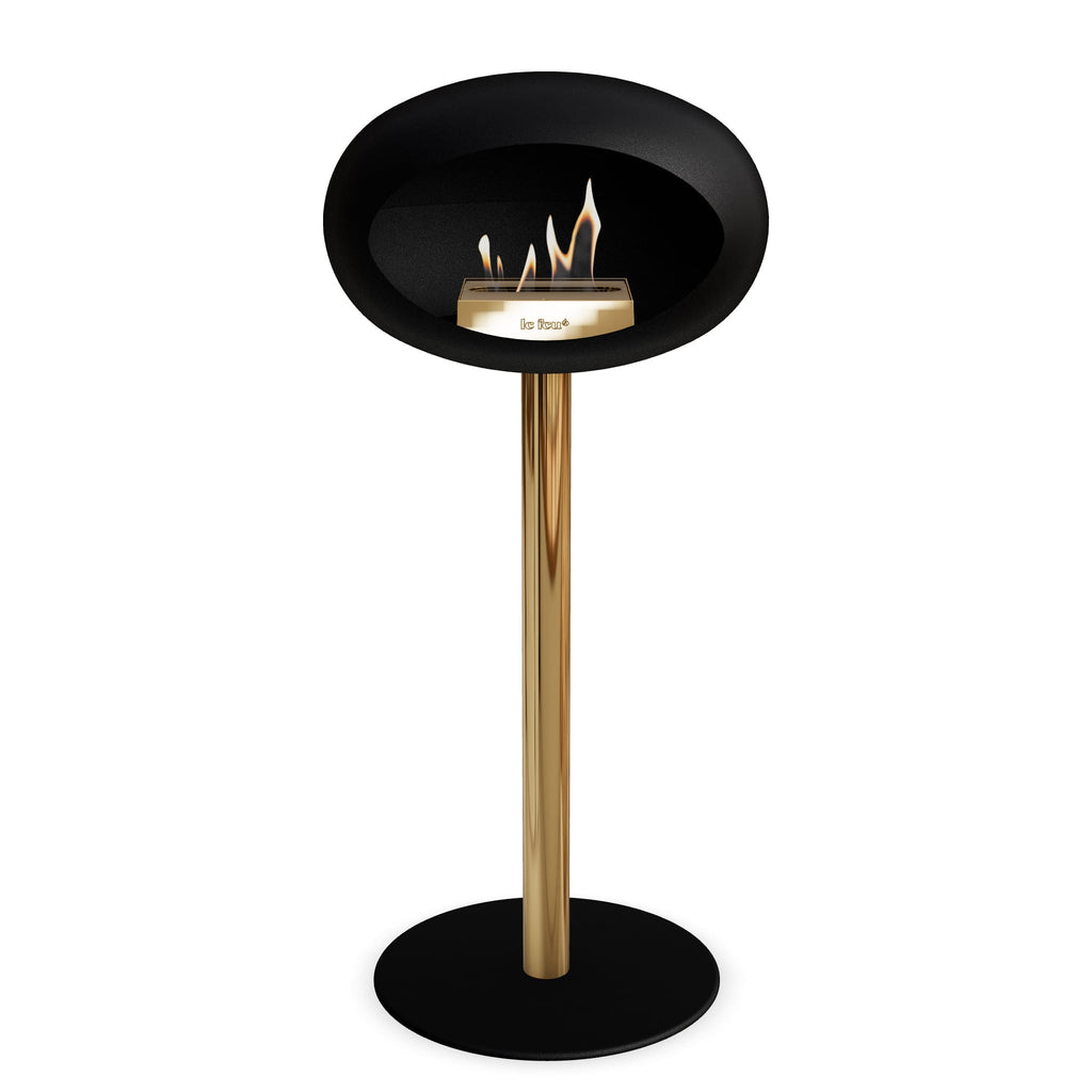 Le Feu Steel High Dome Black