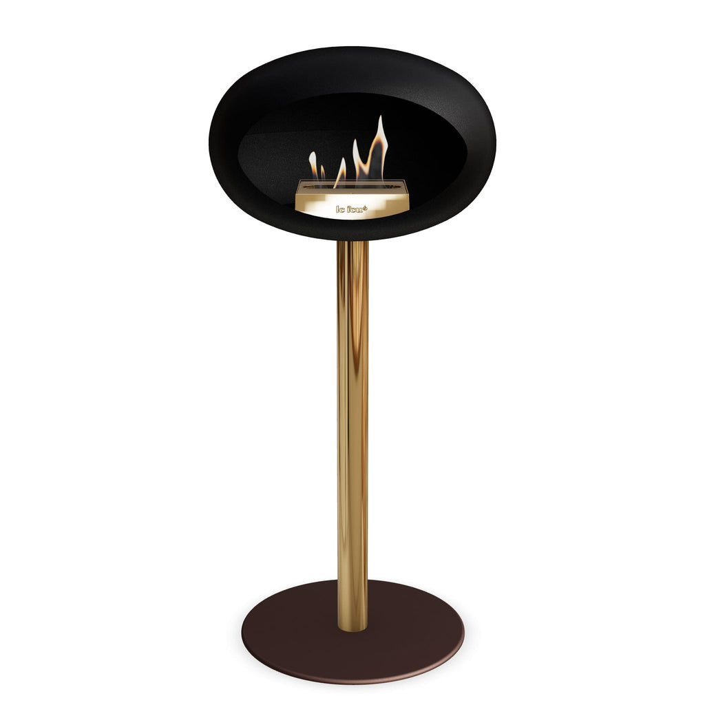 Le Feu Steel High Dome Black