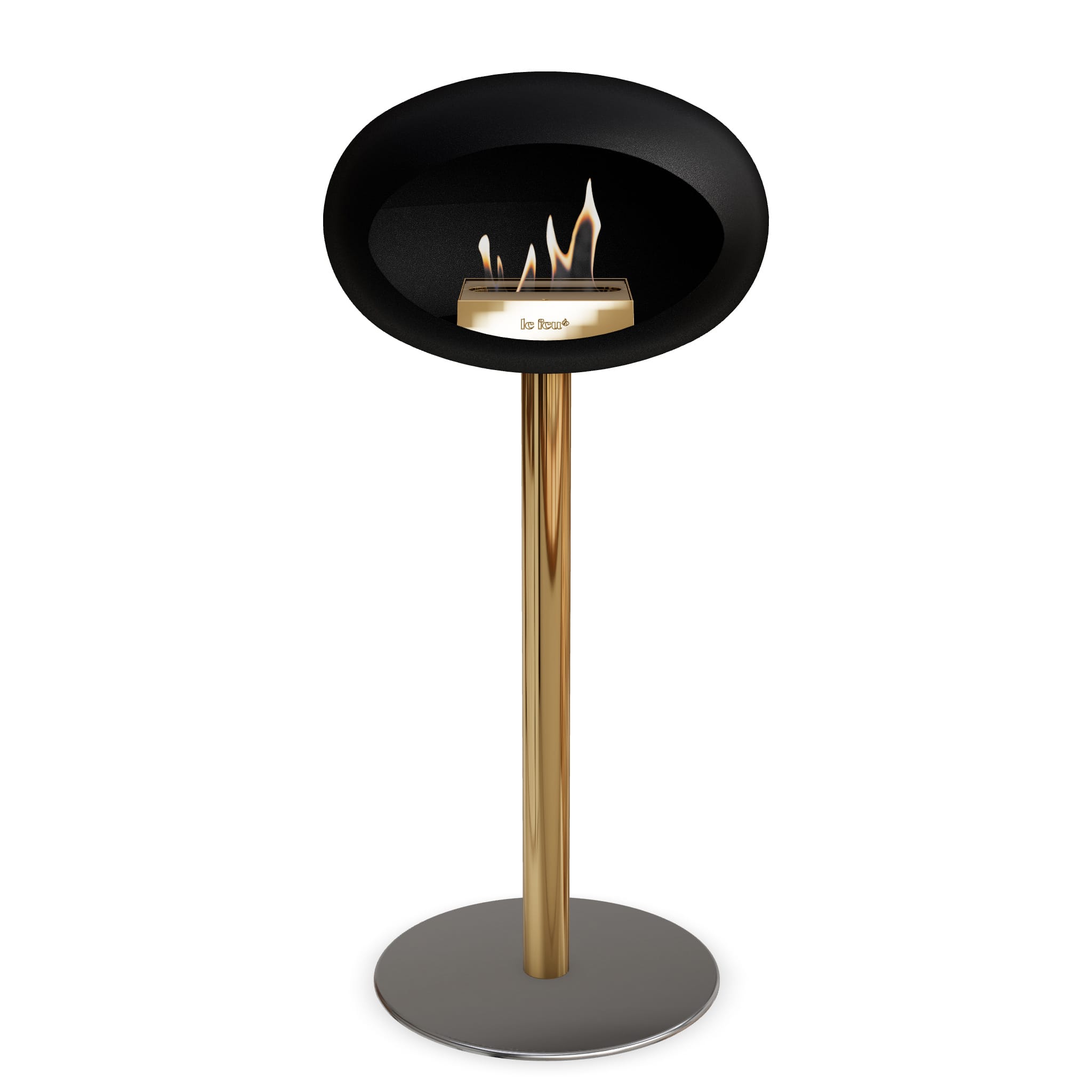 Le Feu Steel High Dome Black