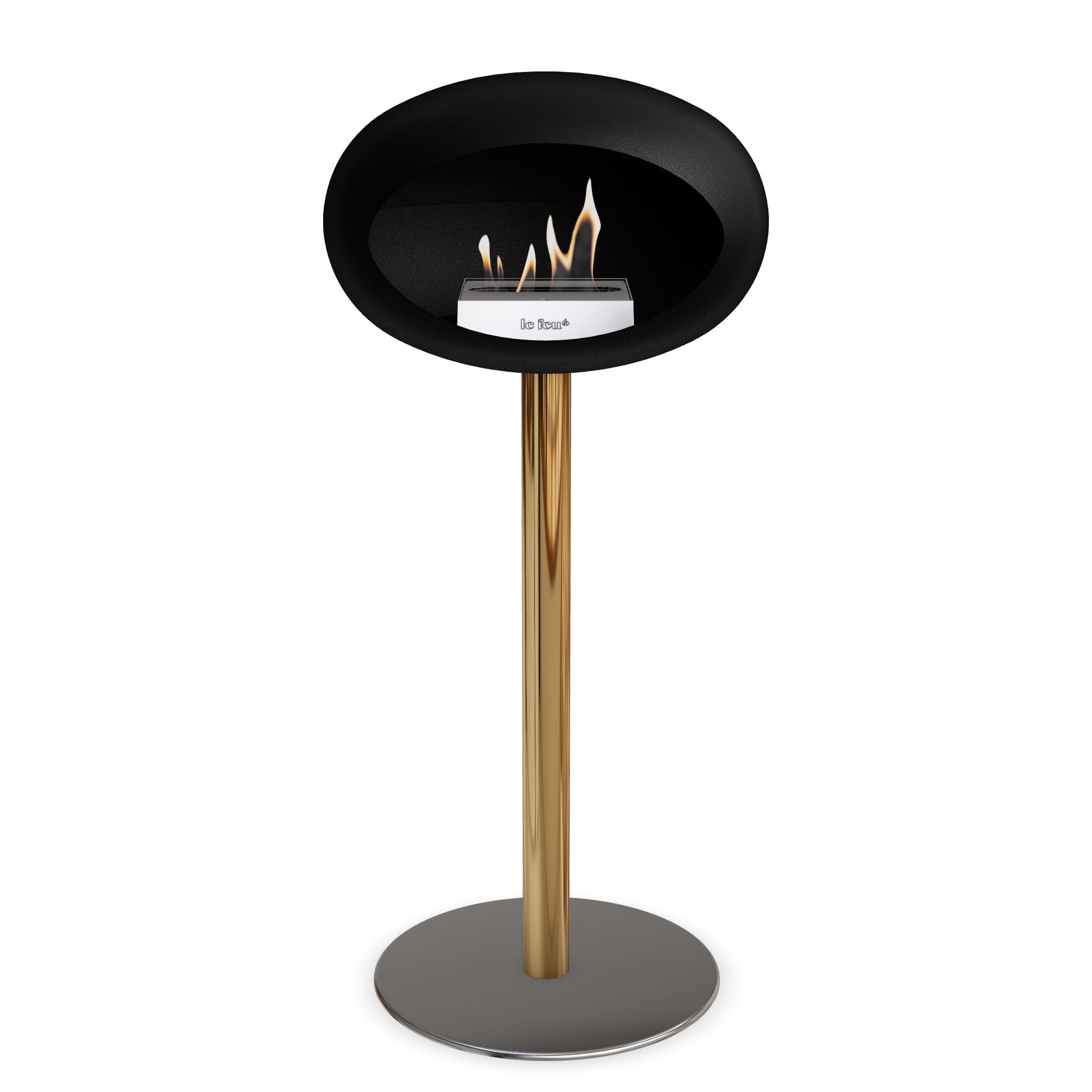 Le Feu Steel High Dome Black