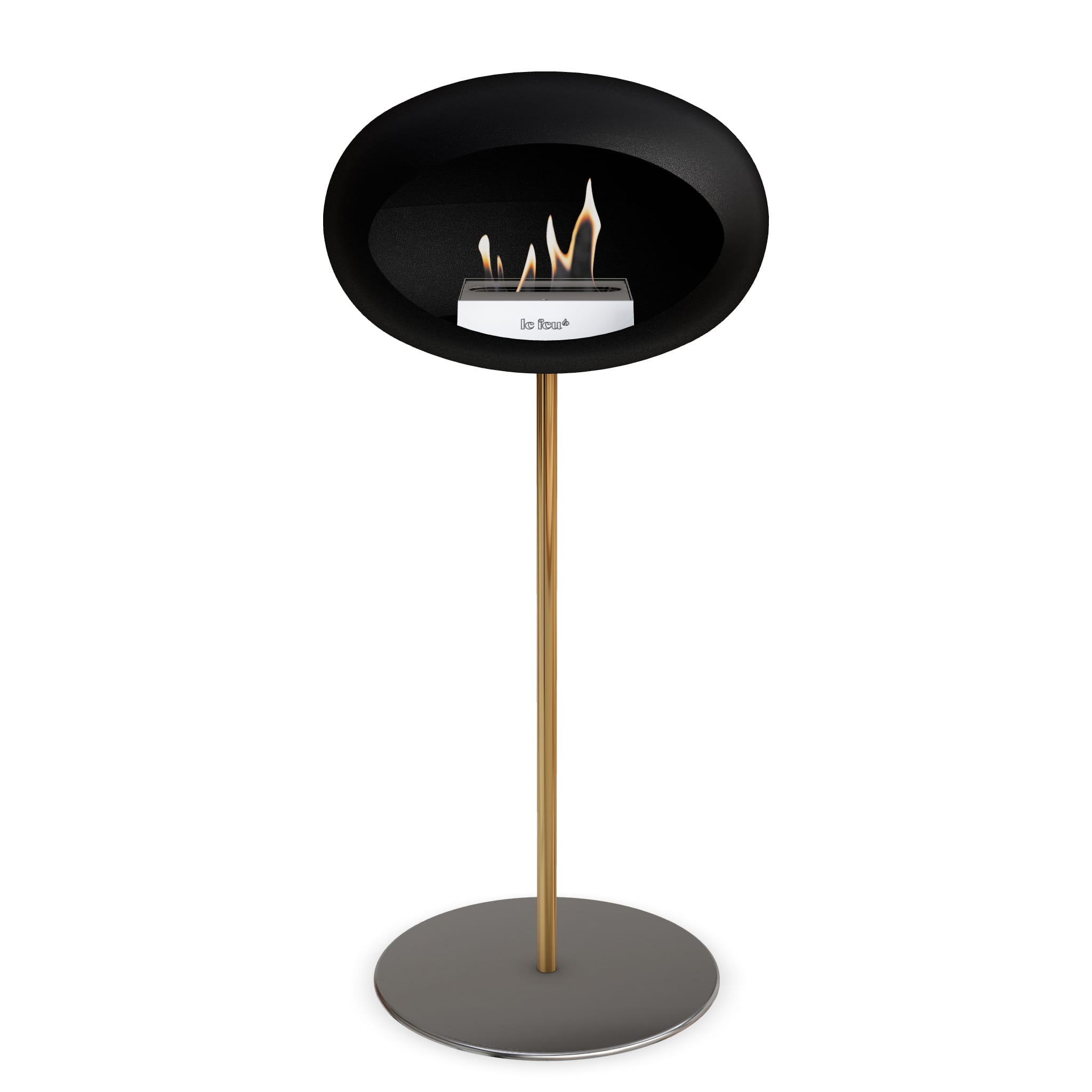 Le Feu Steel High Dome Black