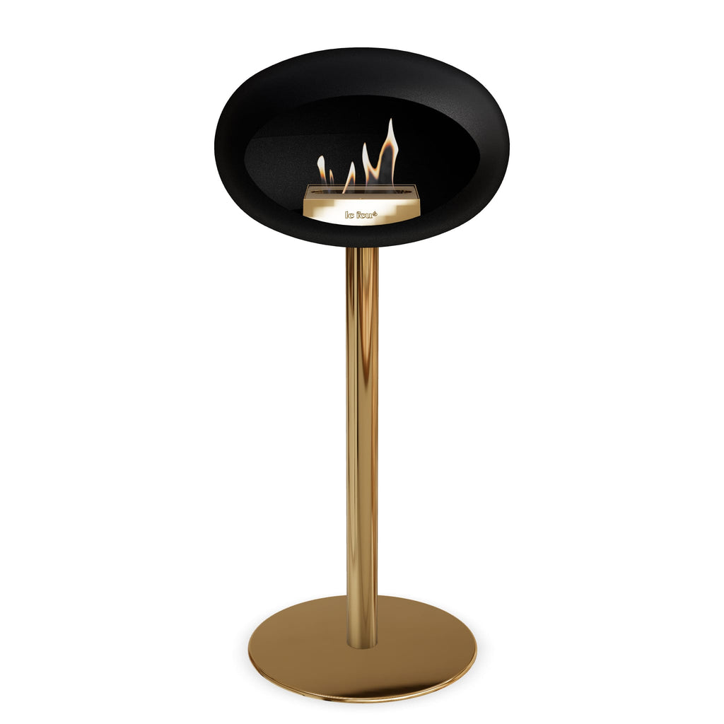 Le Feu Steel High Dome Black