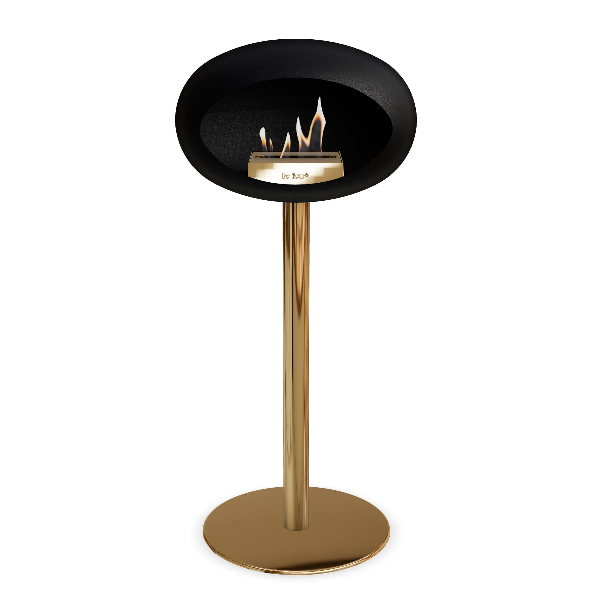 Le Feu Steel High Dome Black