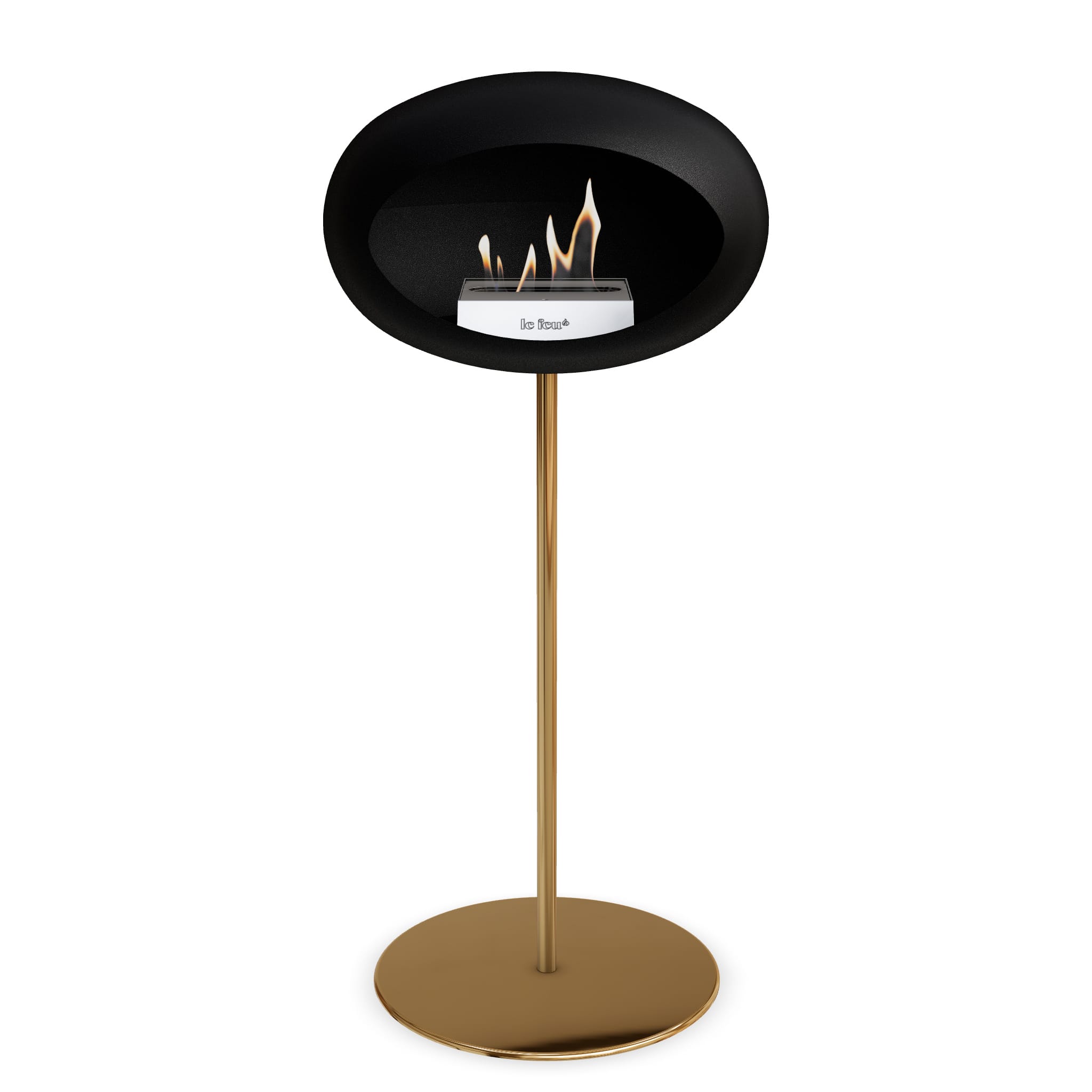 Le Feu Steel High Dome Black