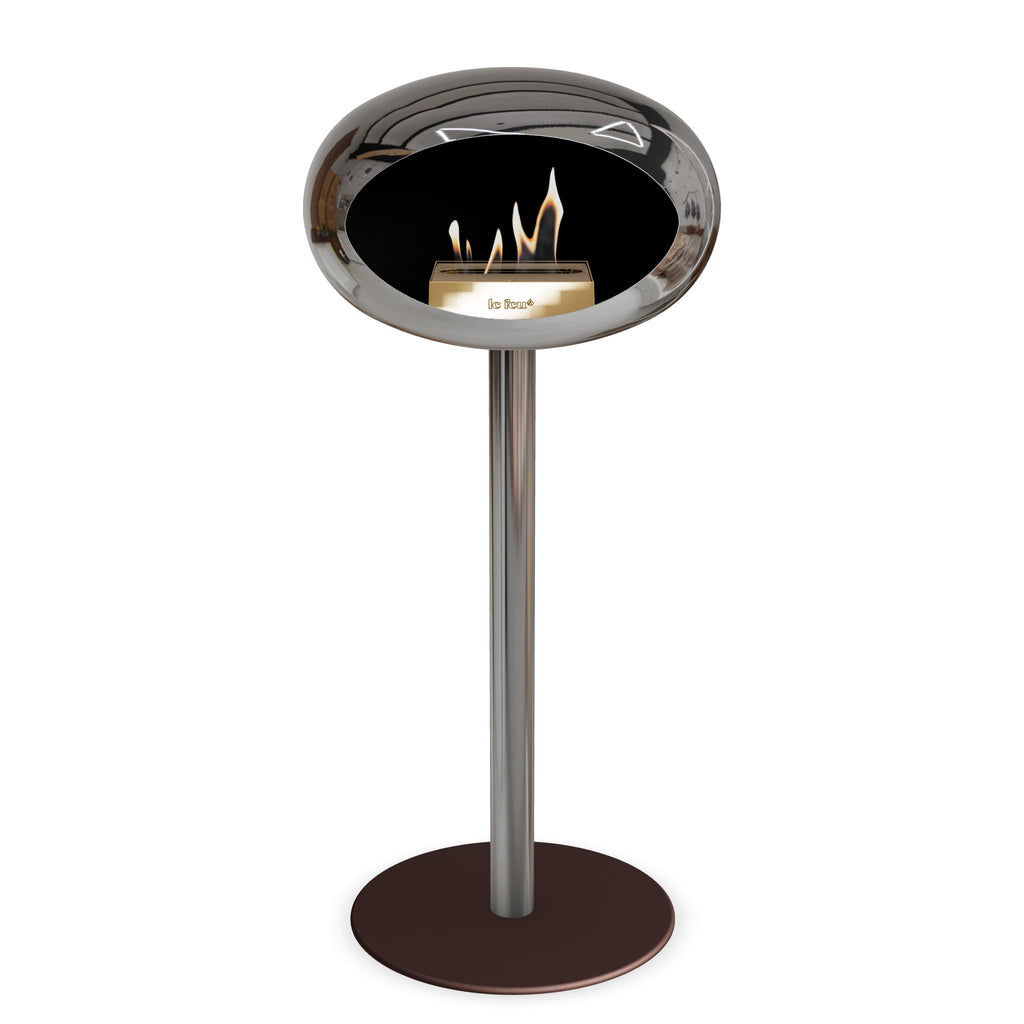 Le Feu Steel High Dome Chromed Silver