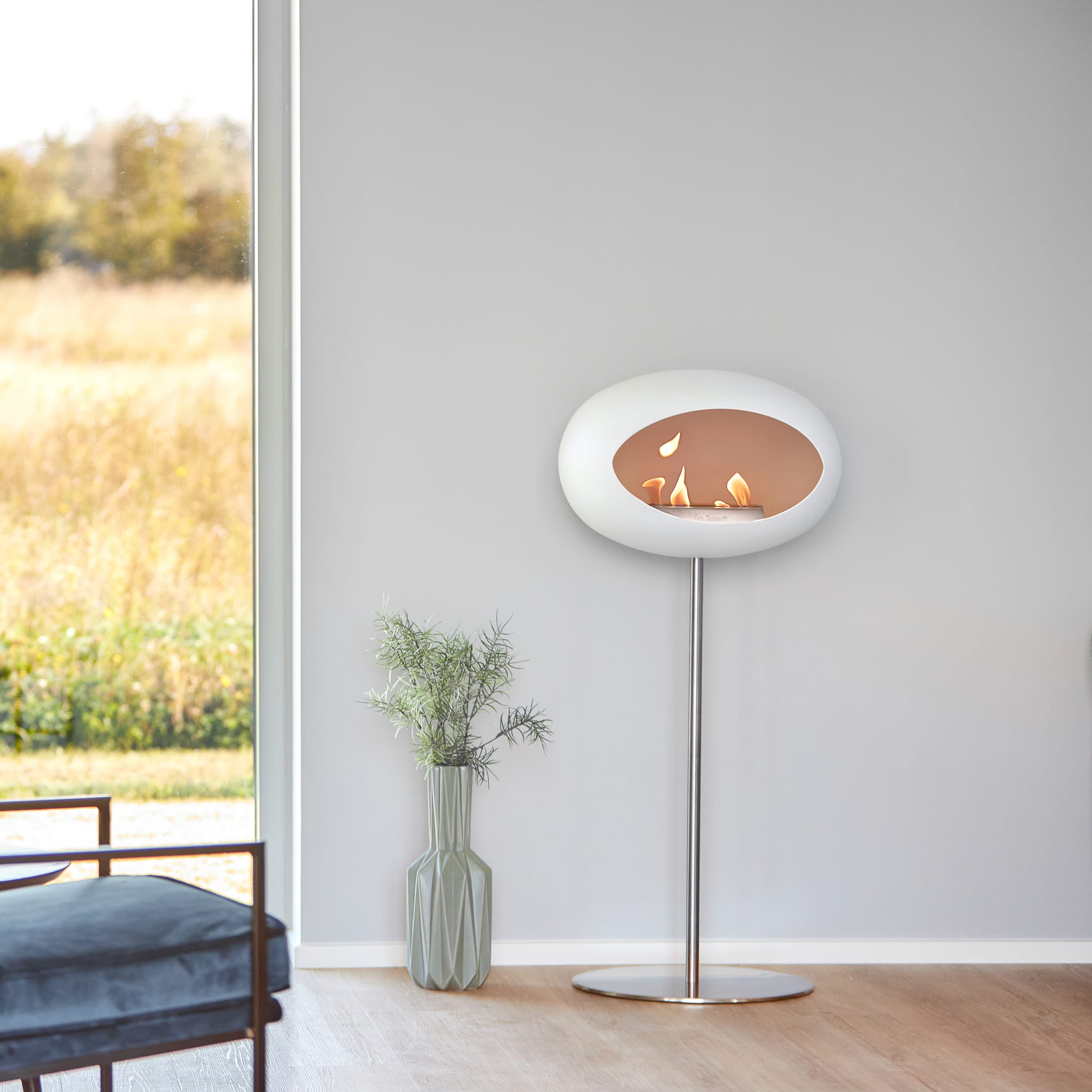 Le Feu Steel High Dome Blanc 