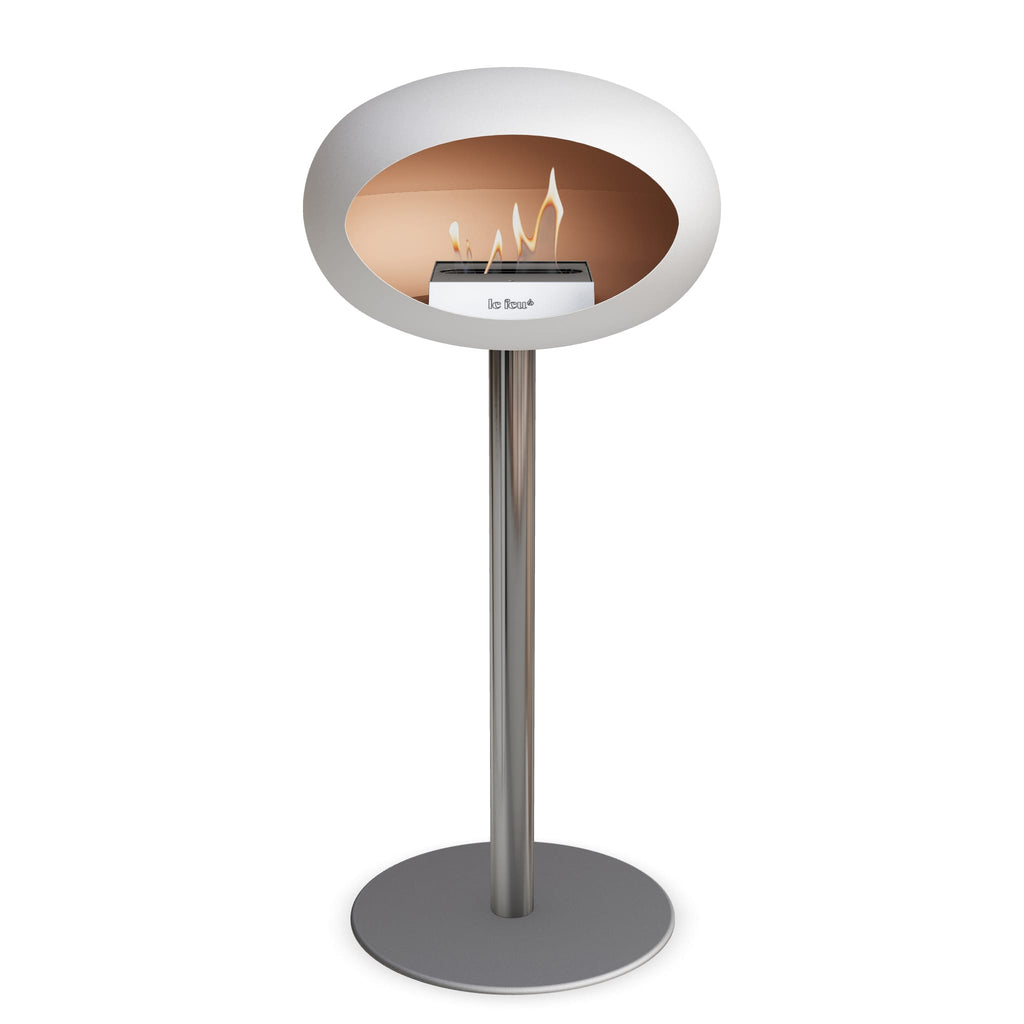 Le Feu Steel High Dome White