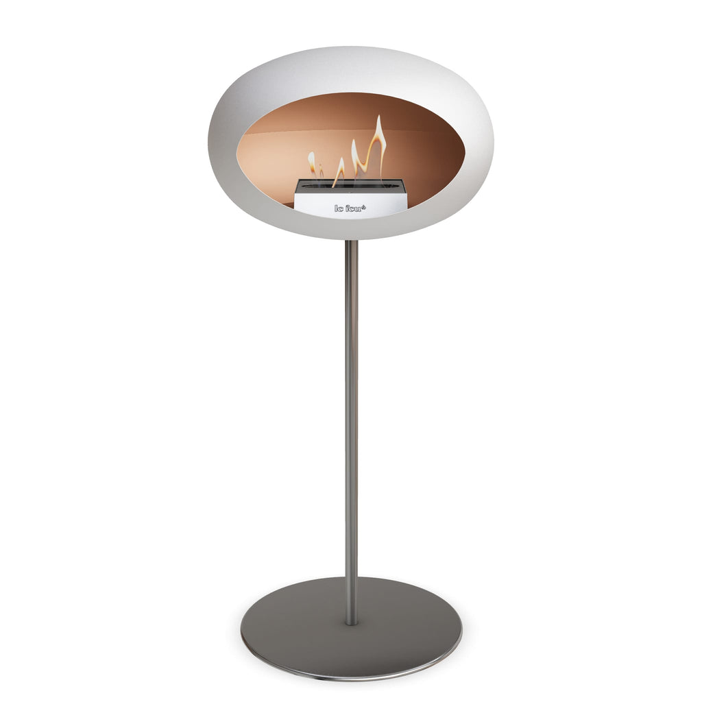 Le Feu Steel High Dome White