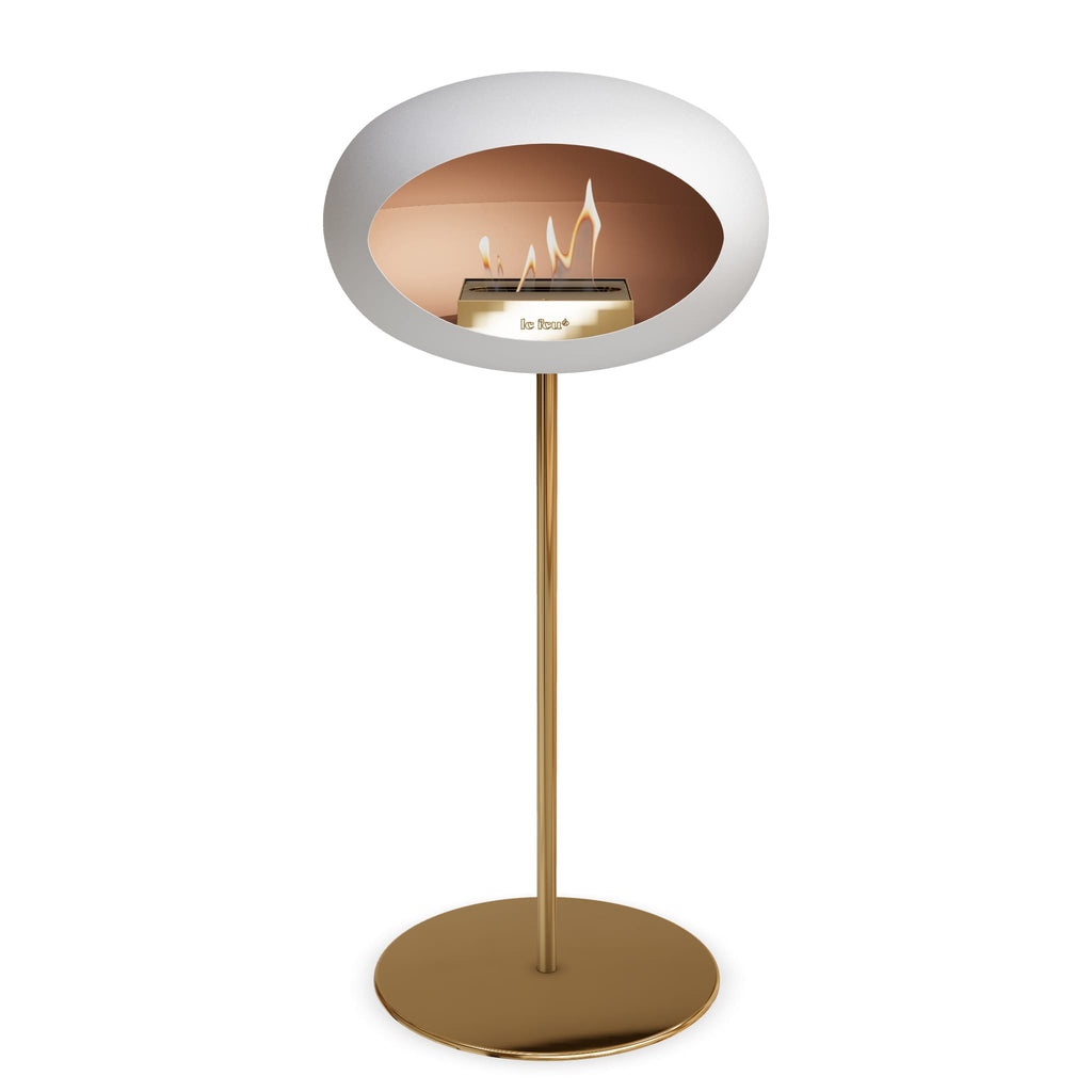 Le Feu Steel High Dome White