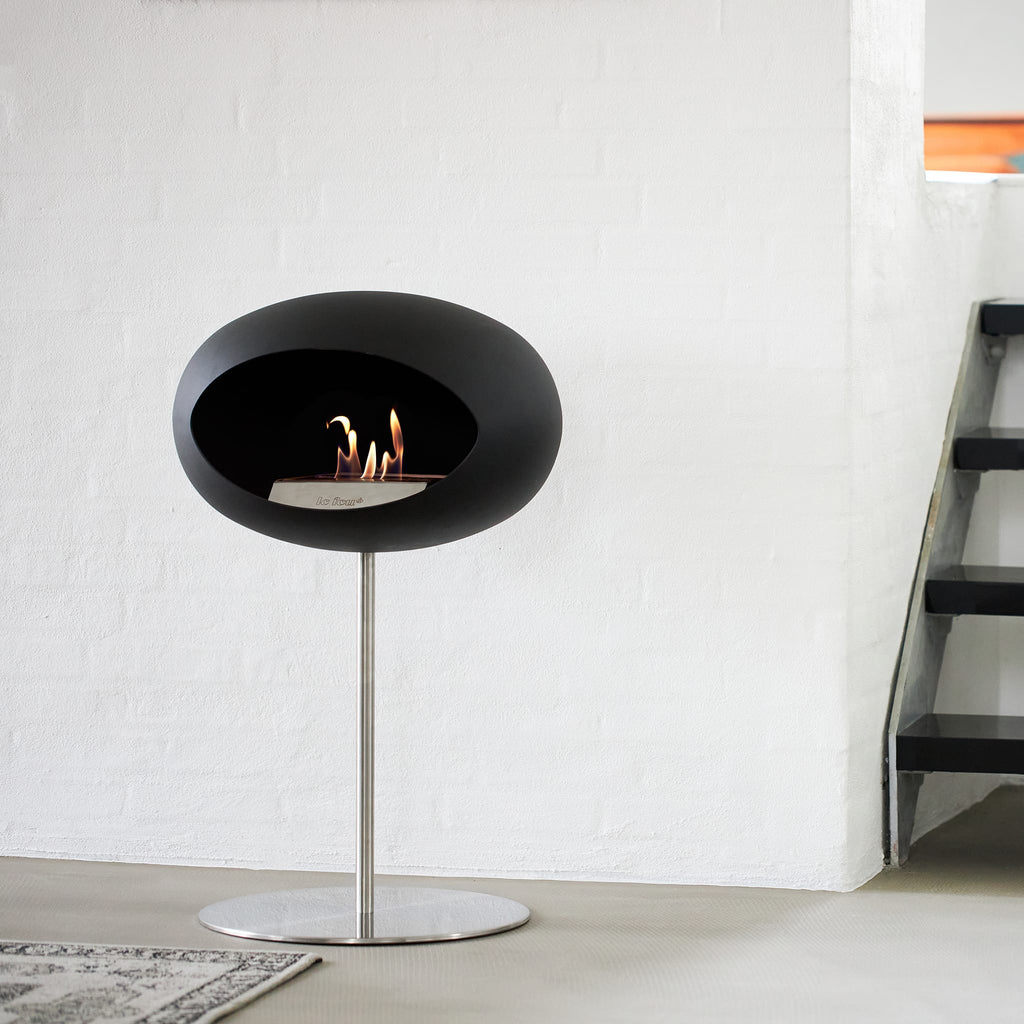 Le Feu Steel Low Dome Noir 