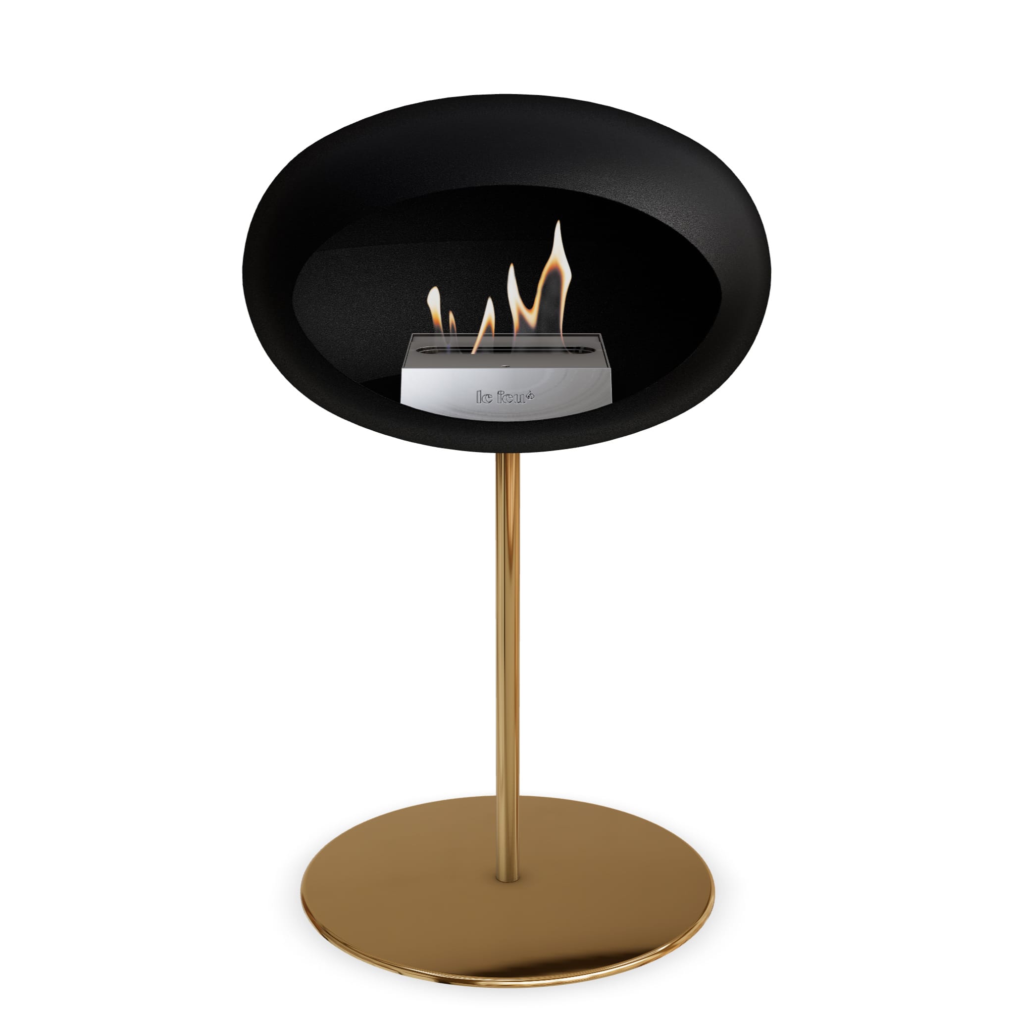 Le Feu Steel Low Dome Noir 