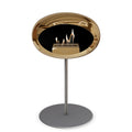 Le Feu Steel Low Dome chromé or rose 