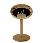 Le Feu Steel Low Dome chromé or rose 