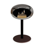 Le Feu Steel Low Dome chromé argent 