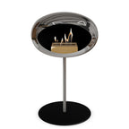 Le Feu Steel Low Dome chromé argent 