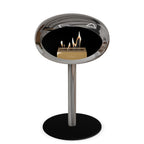Le Feu Steel Low Dome chromé argent 