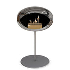 Le Feu Steel Low Dome chromé argent 