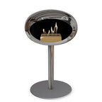 Le Feu Steel Low Dome chromé argent 
