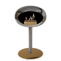 Le Feu Steel Low Dome chromé argent 