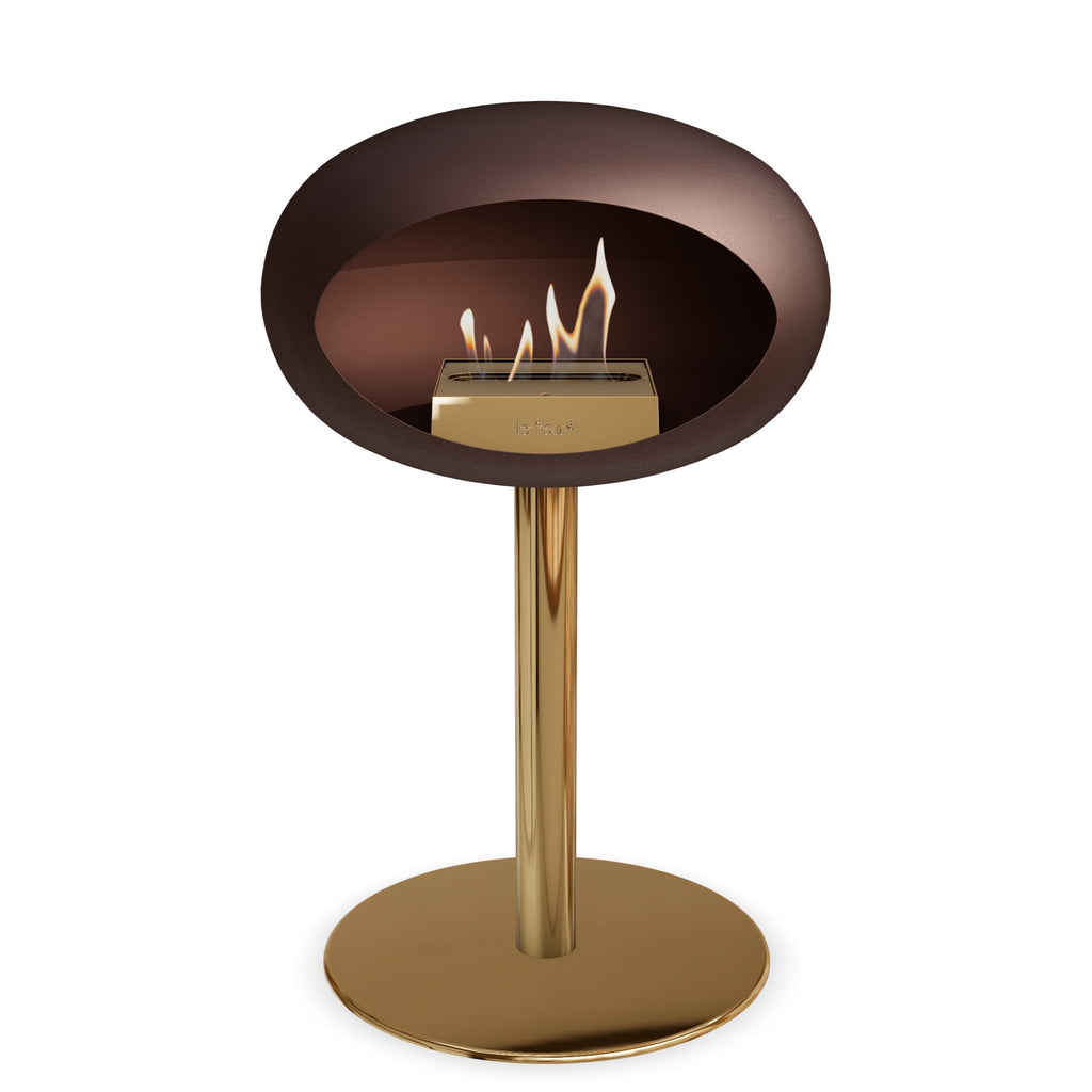Le Feu Steel Low Dome Mocca