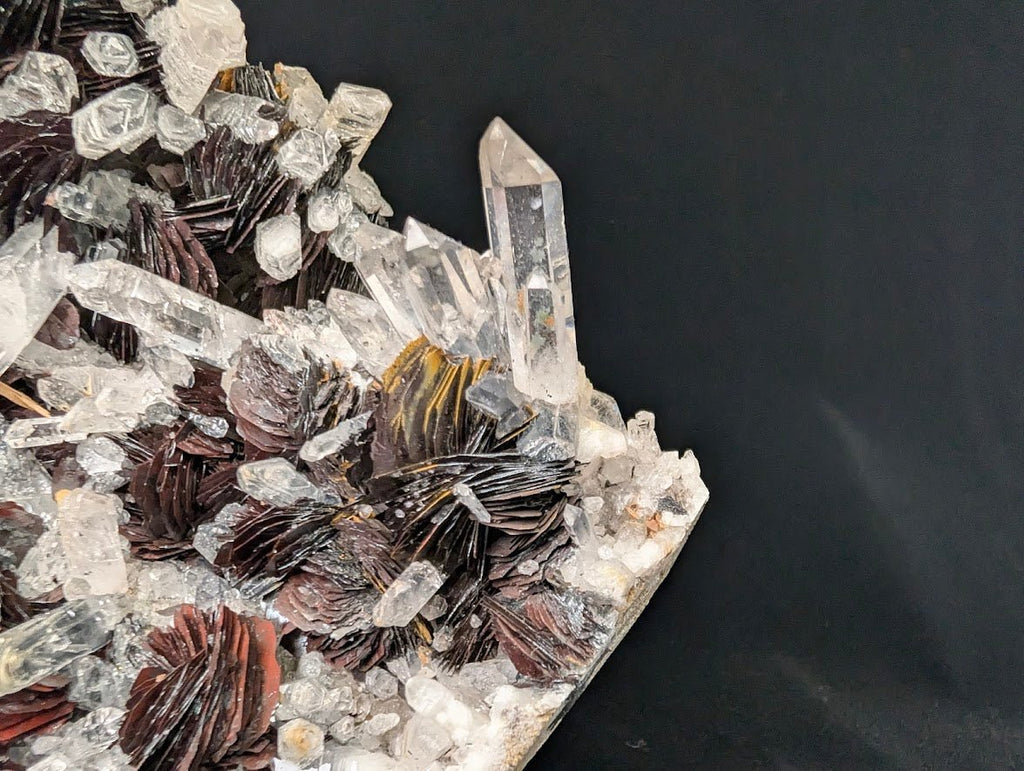Museum-Grade Magnetic Iron Rose Hematite with Quartz – Jinlong Hill, Guangdong, China