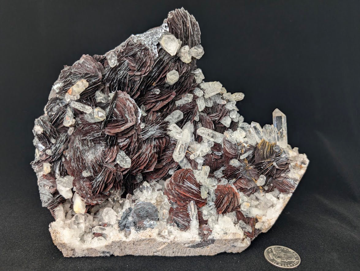 Museum-Grade Magnetic Iron Rose Hematite with Quartz – Jinlong Hill, Guangdong, China