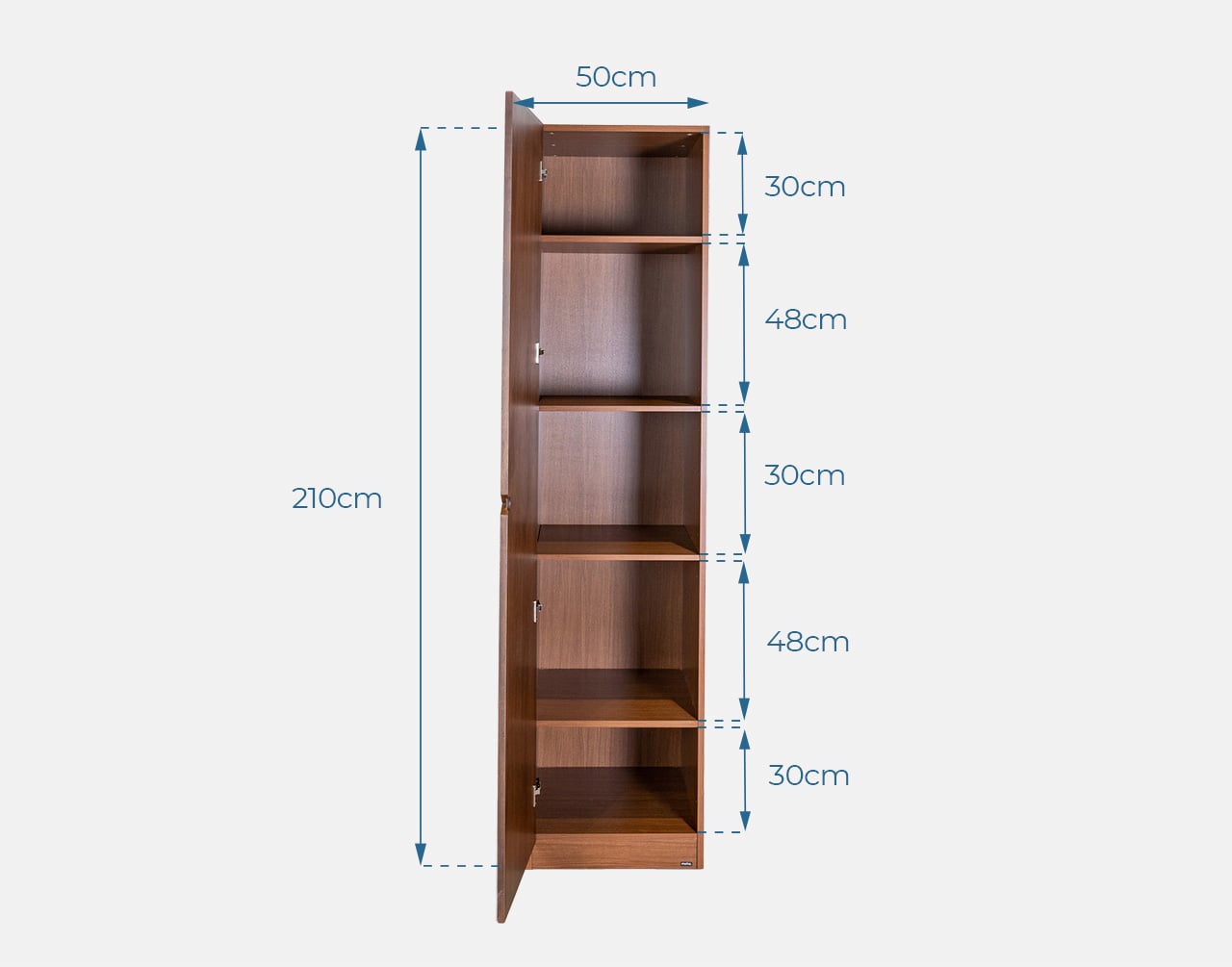Juego de muebles de dormitorio Hobro de 5 piezas