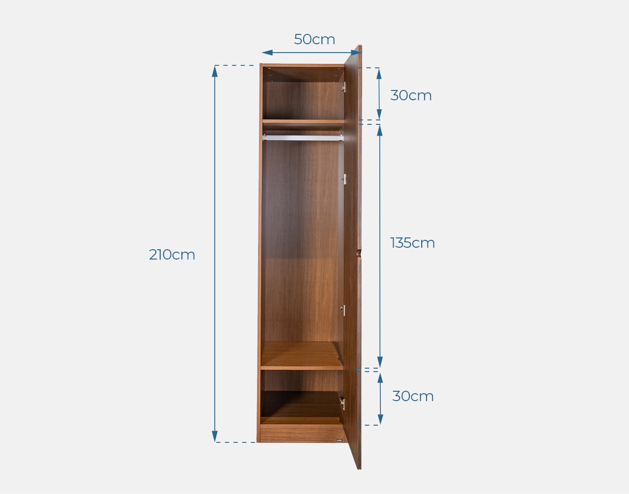 Juego de muebles de dormitorio Hobro de 5 piezas