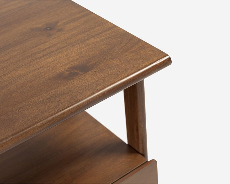 Vline 801 Modern Wood Bedside Table