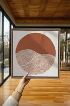 ONDAS TERRESTRES, Obra de arte en lienzo estirado