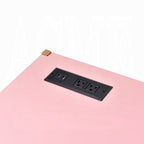 Lunar Elegant Multi-Purpose Desk w/USB Port - Pink/Gold