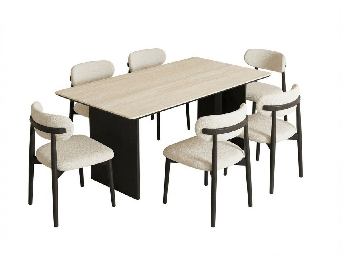 Conjunto de comedor minimalista Copenhagen