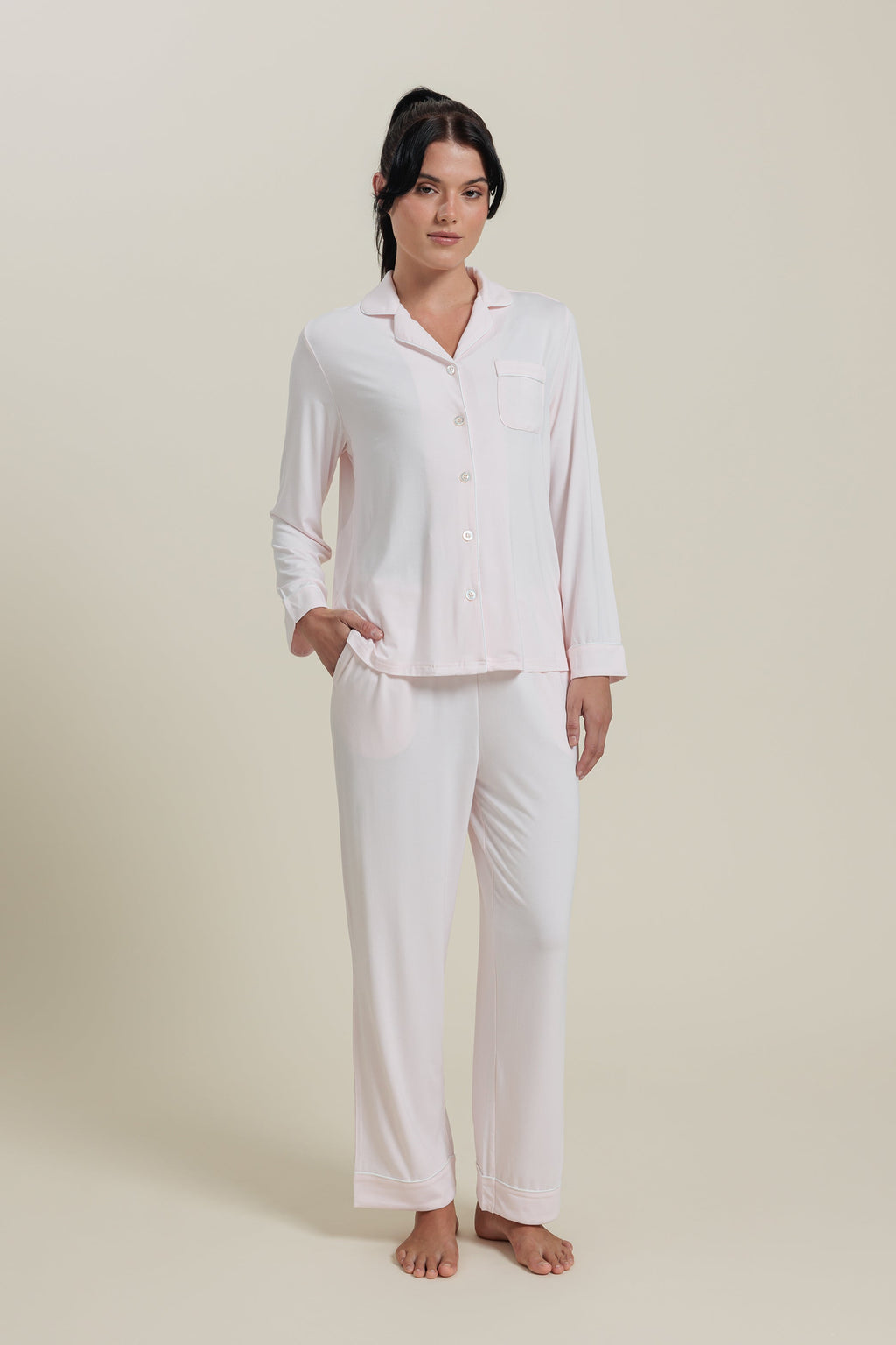 Sleepwear Set - Bamboo Button-Up Pajama Set