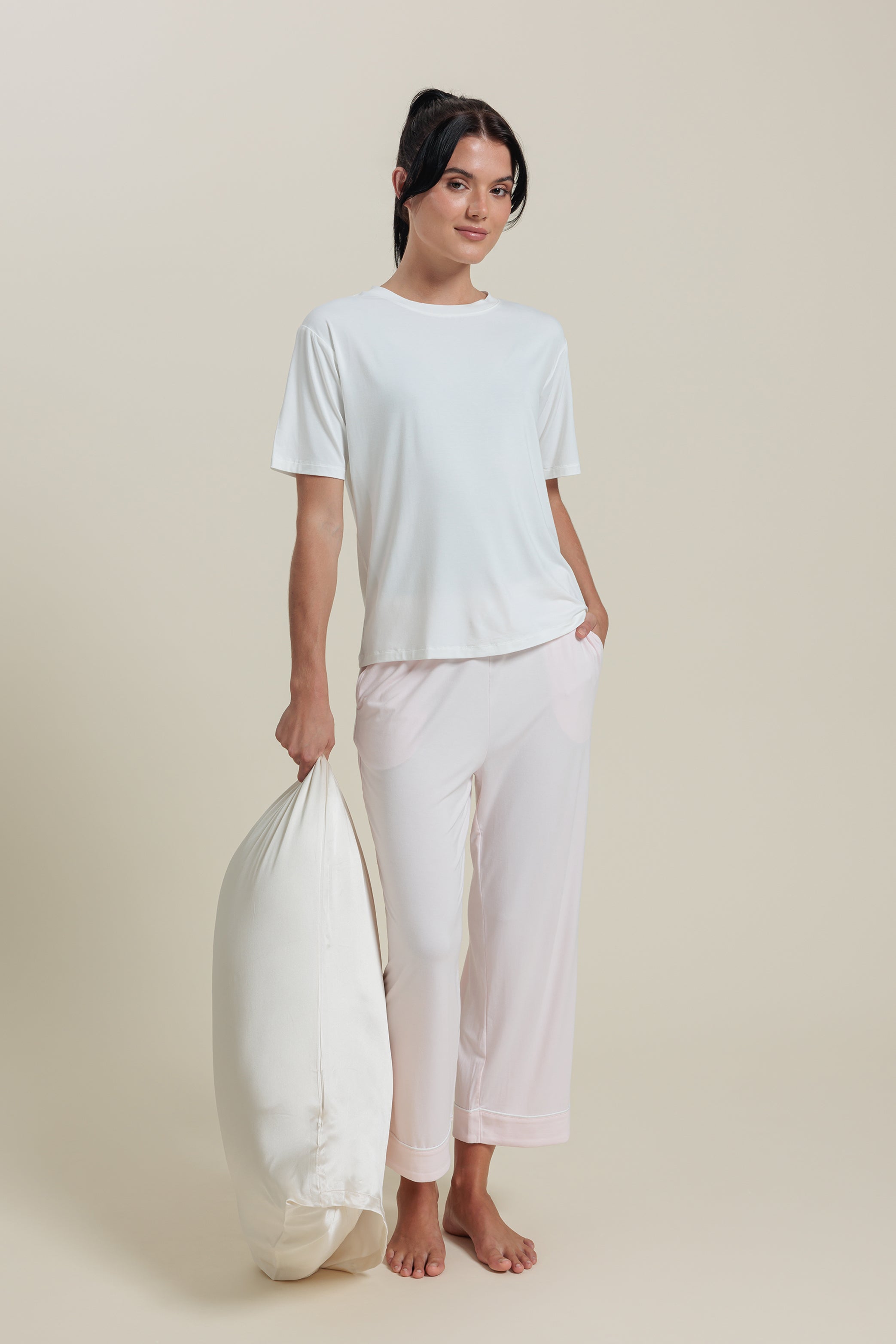 Bamboo Pajama Cropped Pants