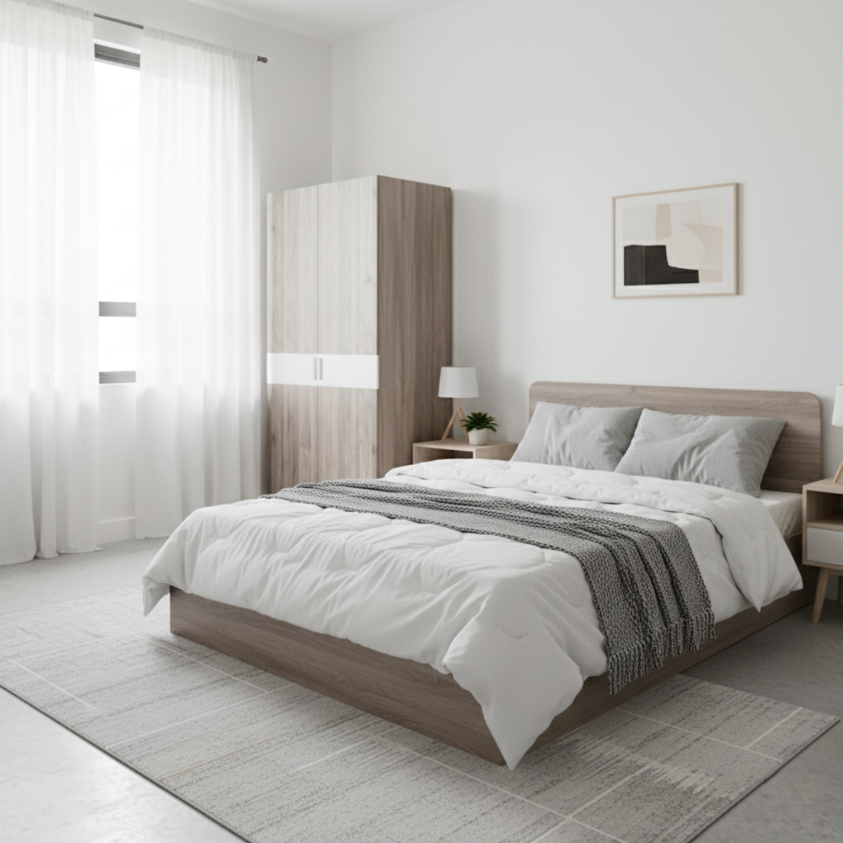 Juego de muebles de dormitorio Narvik 201