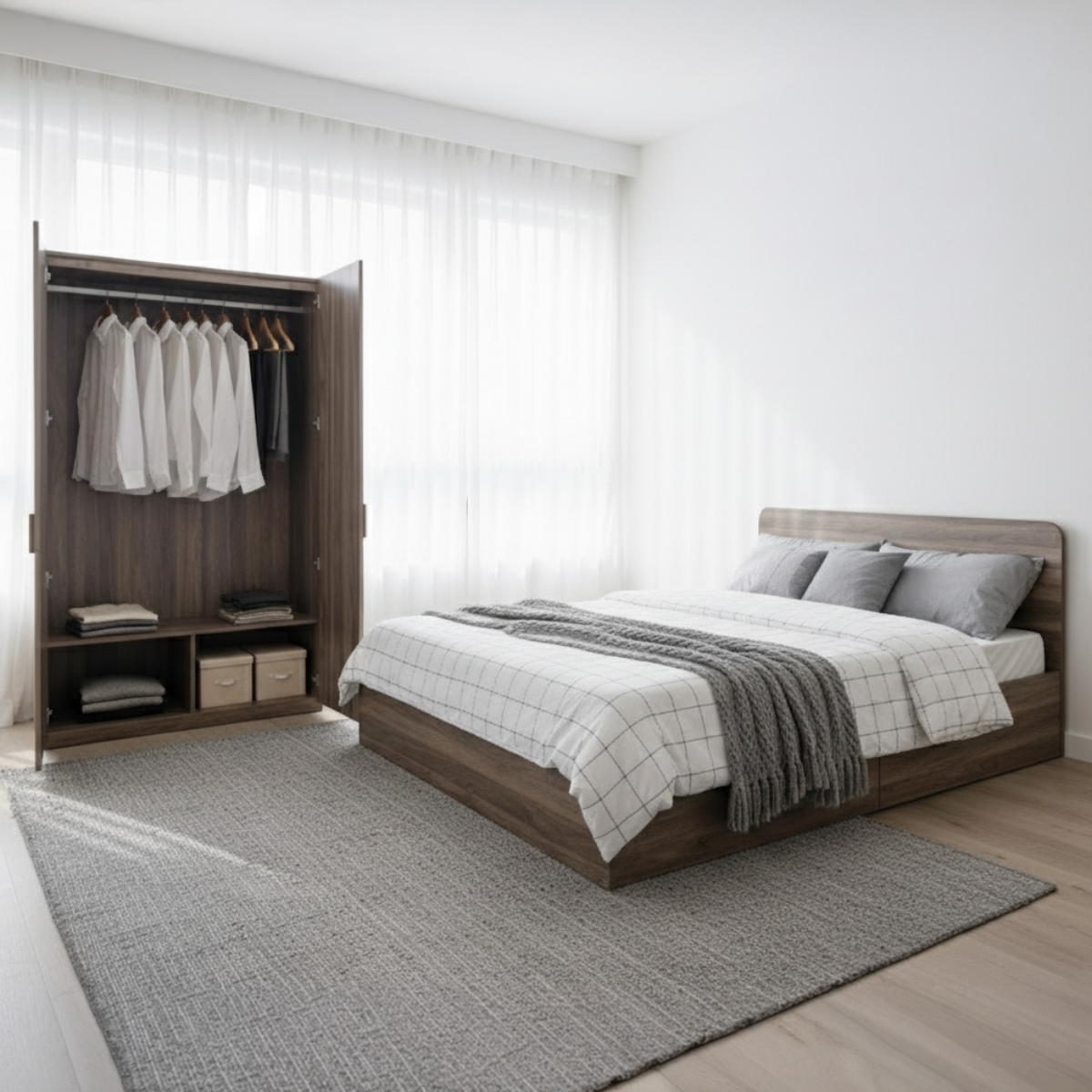 Juego de muebles de dormitorio Narvik 201