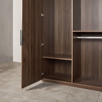 Armario de madera Dalumd de 2 puertas