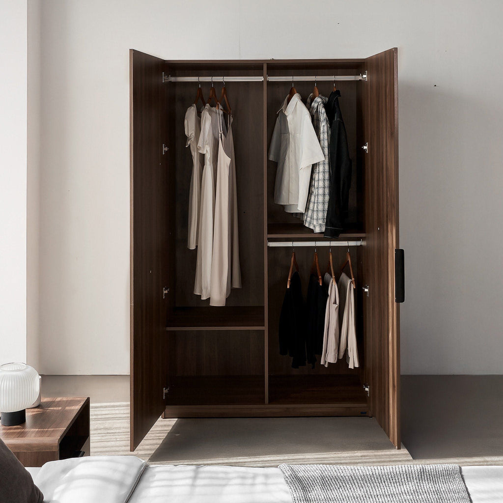 Armario de madera Dalumd de 2 puertas