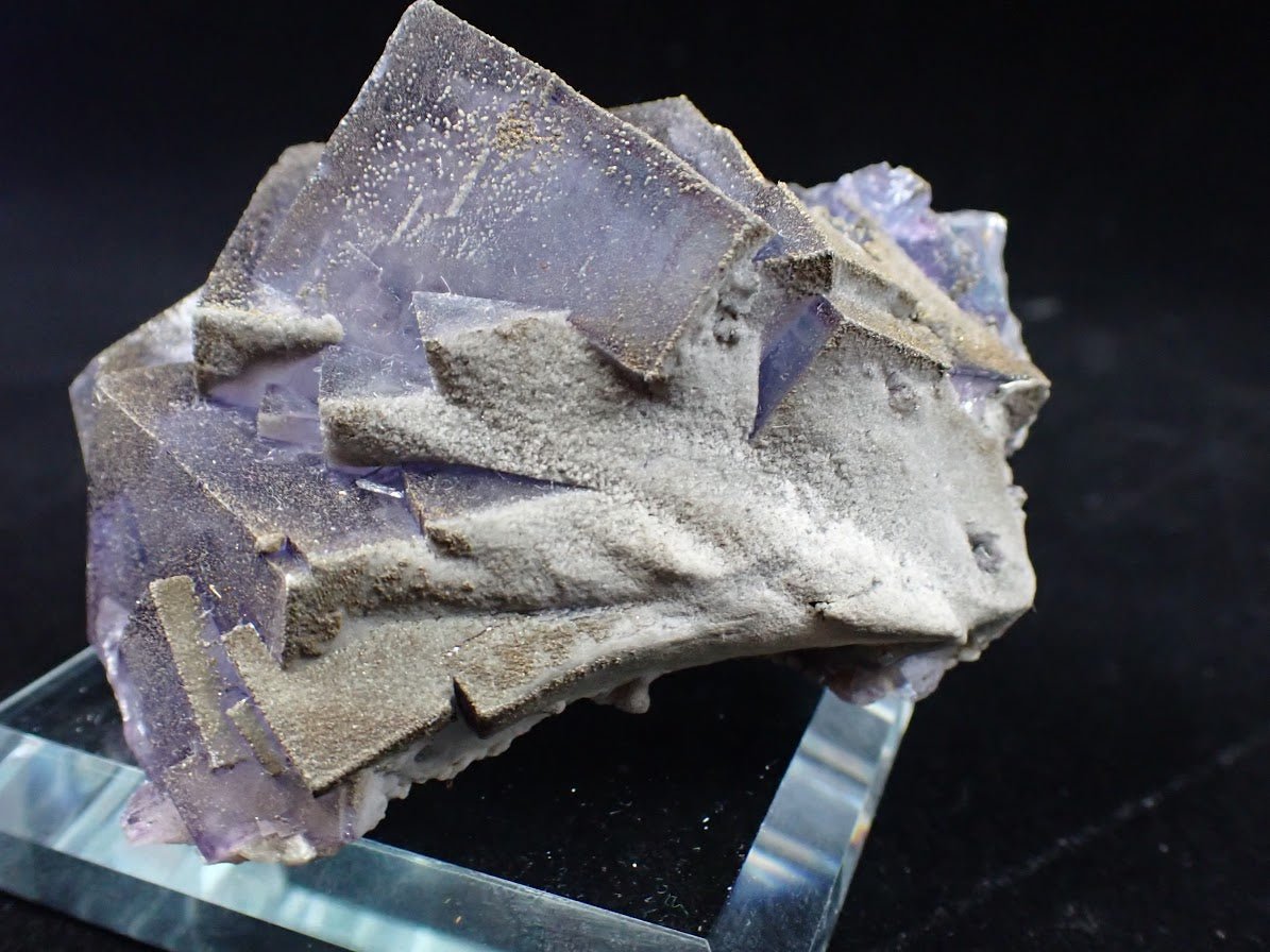 Purple Fluorite with Pyrite Dusting – YGX, China