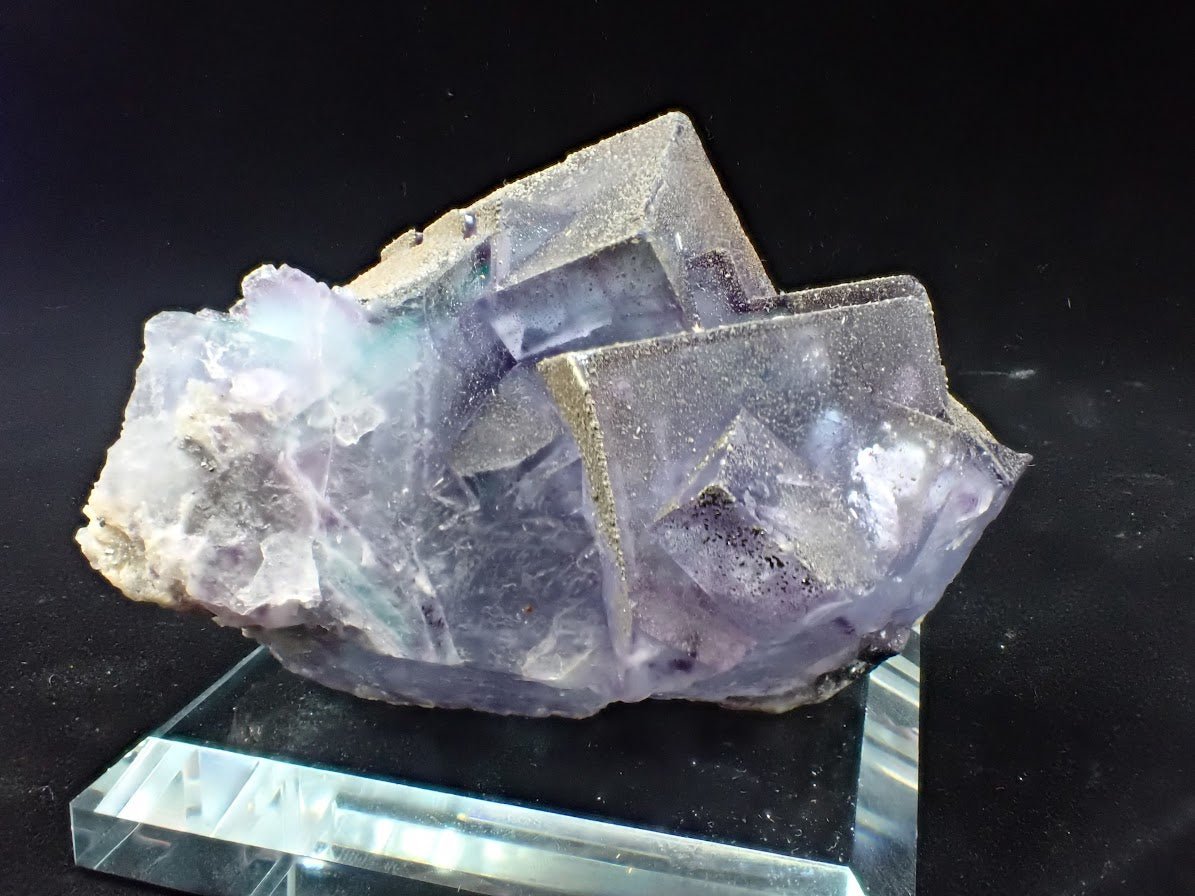 Purple Fluorite with Pyrite Dusting – YGX, China