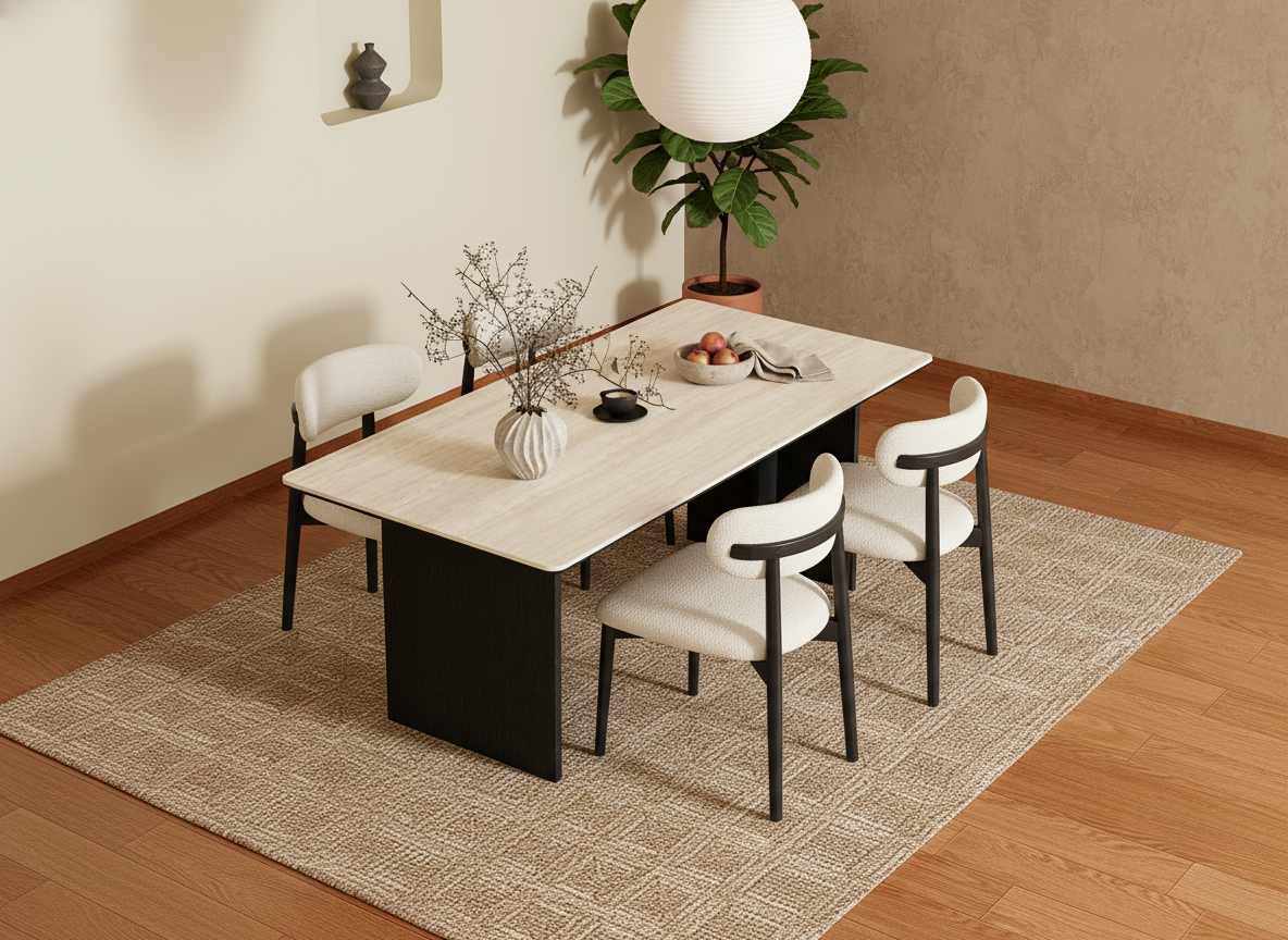 Conjunto de comedor minimalista Copenhagen
